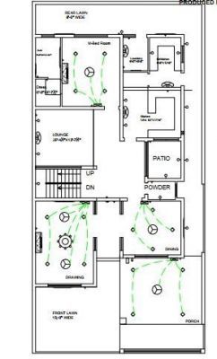 2D Autocad Electrical Layout File