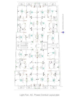 Electrical Layout Plan free Autocad Download