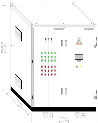 Electrical Enclosure/Panel Autoccad download free