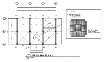 Framing Plan 2 DWG Drawing