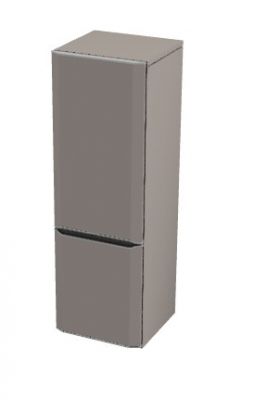 fridge with a double door 3d model .3dm format