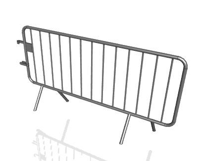 Crowd control barrier solidworks file