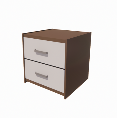 Side table in living room with 2 drawers revit family