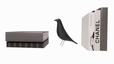  Book and bird statue revit family