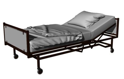 very modernized hospital bed 3d model .3dm format