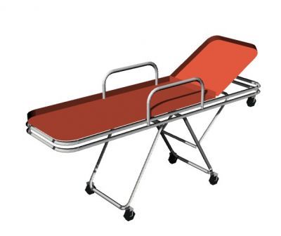 hospital bed designed with support on all side 3d model .3dm format