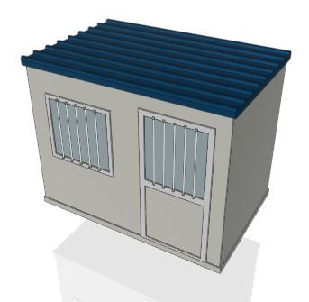 Site Office Container solidworks file