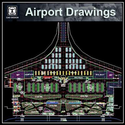 ★ 【Disegni di progettazione dell'aeroporto V2】 ★