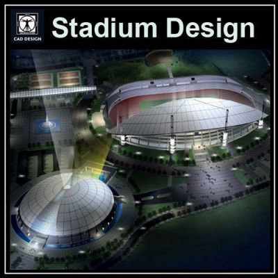 ★ 【Disegni di progettazione dello stadio】 ★
