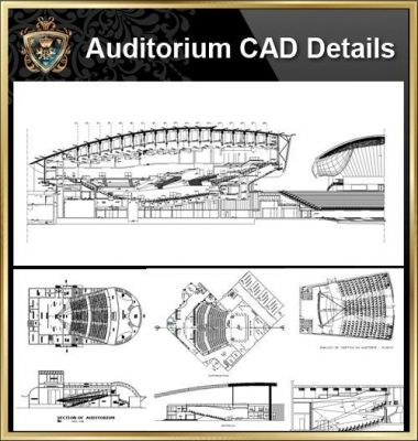 ★【Auditorium CAD Drawings Collection】