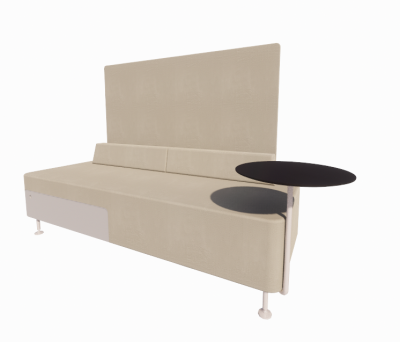 Sofa with table revit family