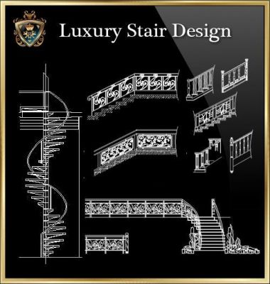 ★ 【Design de escada de luxo】 ★