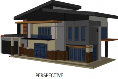Modelo de casa moderna contemporânea 1