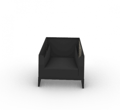 Modern designed outdoor lounge chair 3d model .3dm format