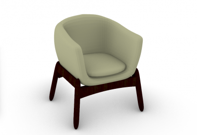 outdoor lounge chair design 3d model .3dm format