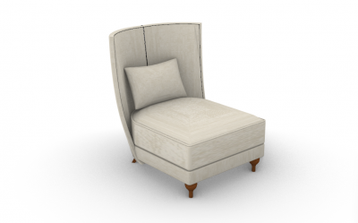 outdoor lounge chair design 3d model .3dm format
