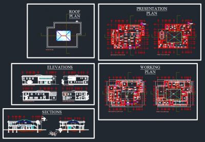 Office Building Autocad Drawing