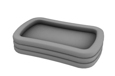 rectangular swimming pool 3d model .3dm format
