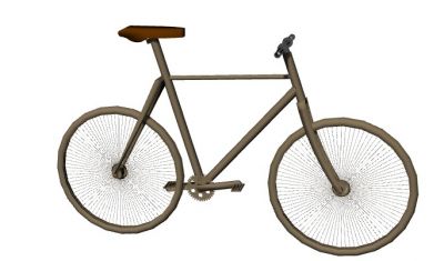 simple large designed push bike design 3d model .3dm fomrat
