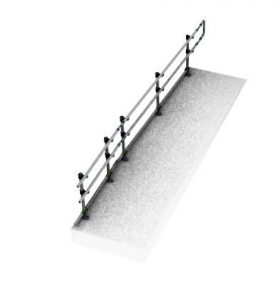 Modern designed pattern railing 3d model .3dm format