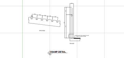 Ramp Detail DWG Drawing