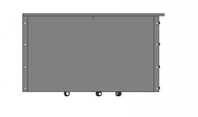 large designed recption table 2dmodel .dwg format