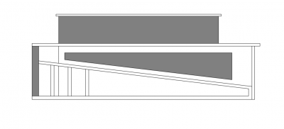Simple designed reception table 2d model .dwg format
