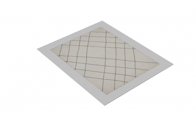 medium sized rug design 3d model .3dm format