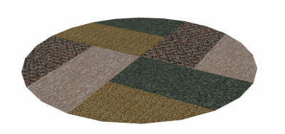 Rug designed with a simple look 3d model .3dm format