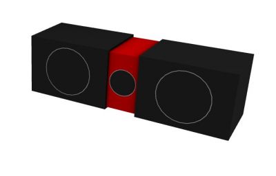 handy small sized modern speaker 3d model .3dm format