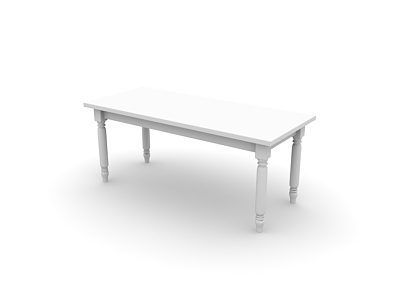 Table06 vanity unit 3dsMax Model