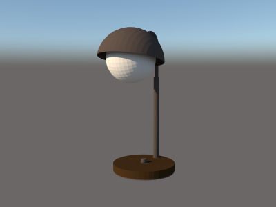 Table lamp free SketchUp download