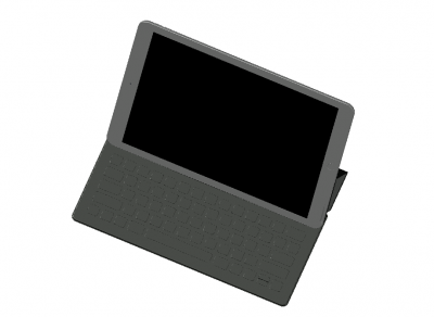Modern designed tablet 3d model .dwg format