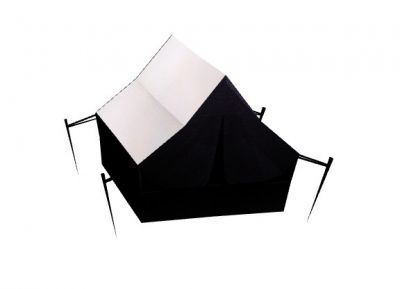 Tent with a sloping roof 3d model .3dm format