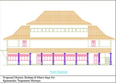 Temple House- complete 2d drawing with sections - 2010 A cad