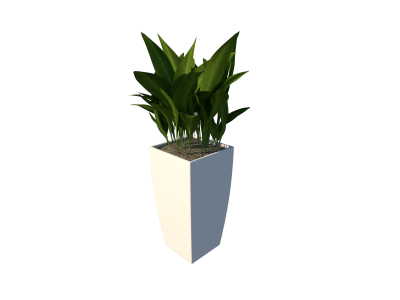 Indoor Plants with Pot 3D Autocad free download 