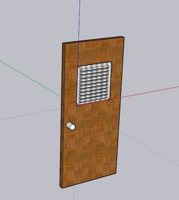 medium designed ventilation with a simple look 3d model .skp format