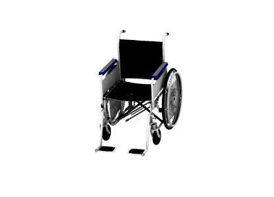 wheel chair designed for hospital 3d model .3dm format