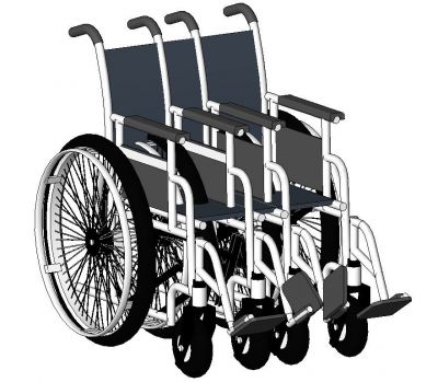 Wheelchair Complex-distributed Revit Family