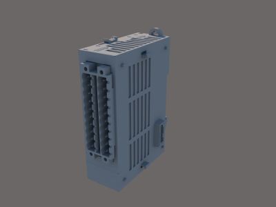 LS IO Module XBE-TP16D Autocad 3D free download