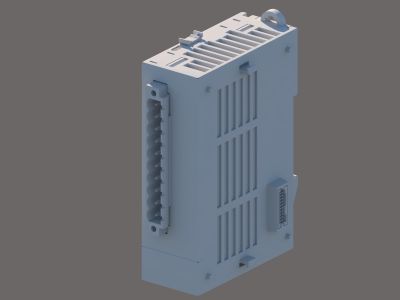 LS IO Module XBE-TP08D Autocad 3D free download