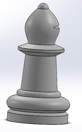 Chess Bishop Solidworks File