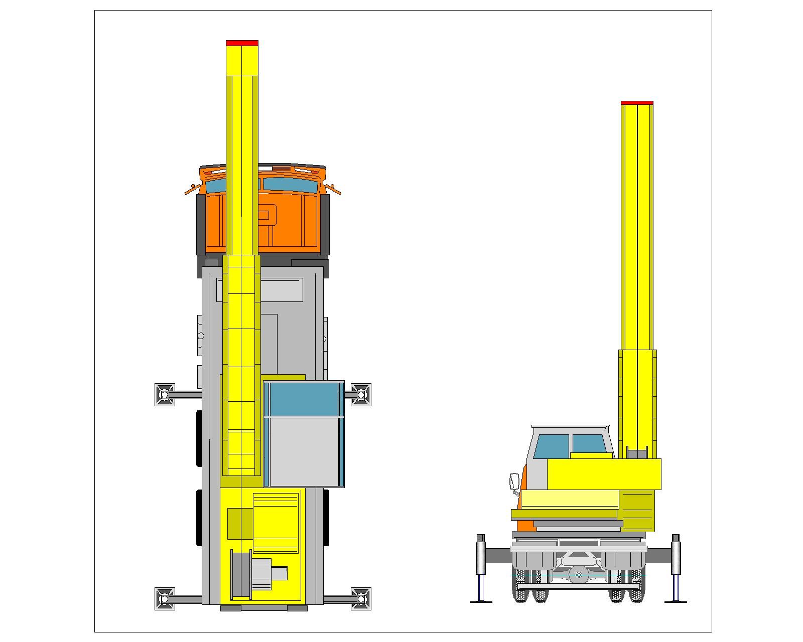 Crane Car Stock Illustration - Download Image Now - Mobile Crane, Crane -  Machinery, In Silhouette - iStock