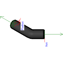 Pipe Fitting Long Eight bend Cast Iron Revit