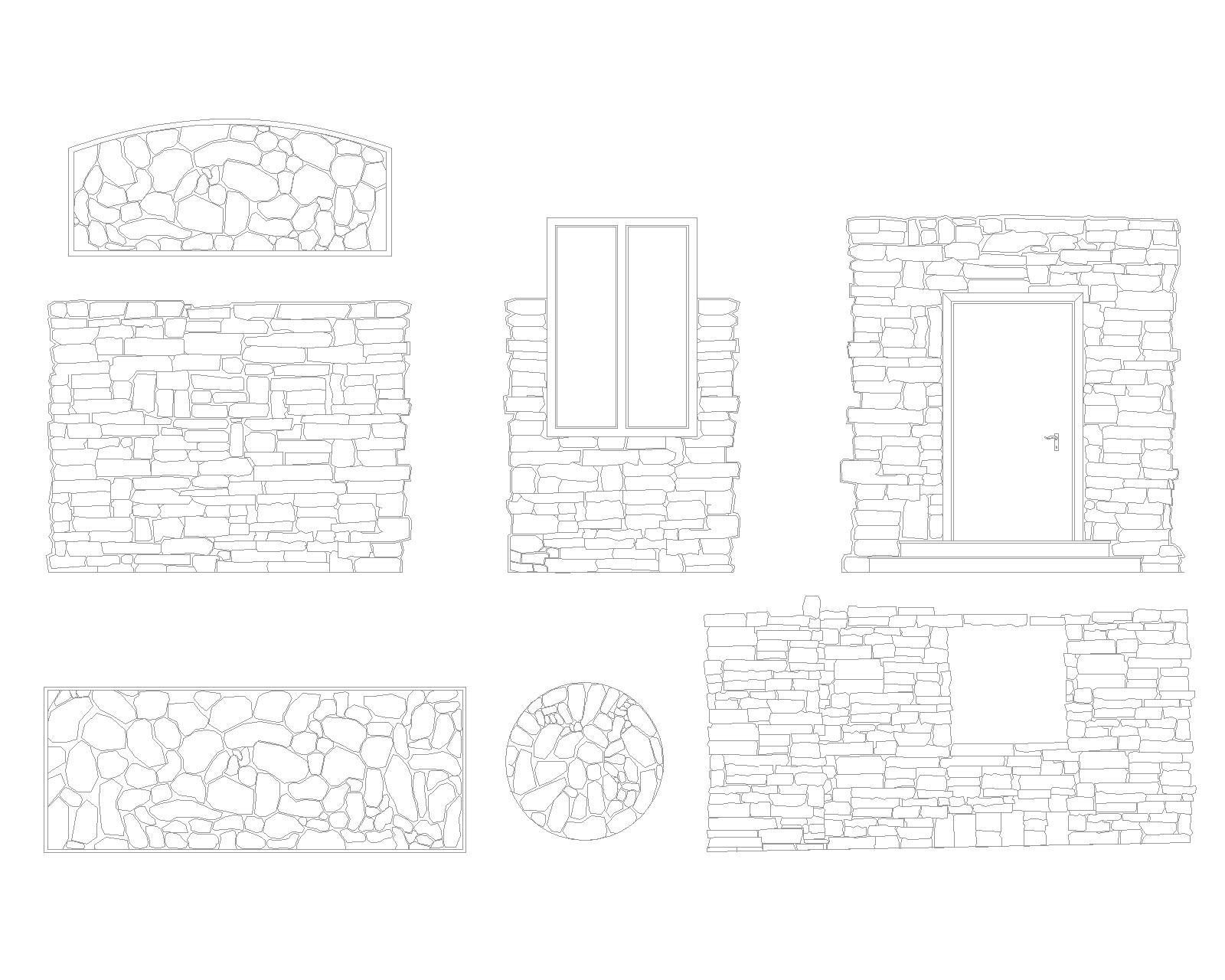 Stone Masonry Hatch .dwg | Thousands of free CAD blocks