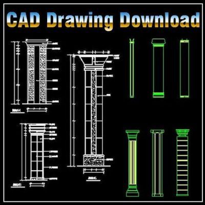 ★ 【Desenho de design de coluna】 ★